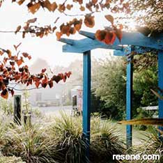 Using bright paint colours to give your garden vibrancy