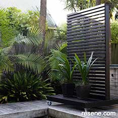 How to build a privacy screen