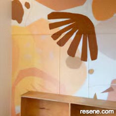 Ceating wall murals and art