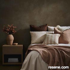 A luxe bedroom