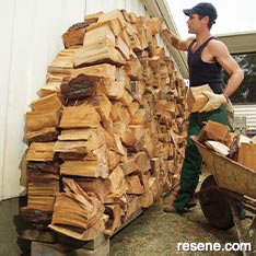 Put another log on the fire