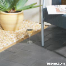 Laying paving