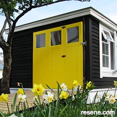 The demo shed