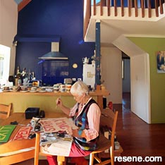 Her home as a canvas