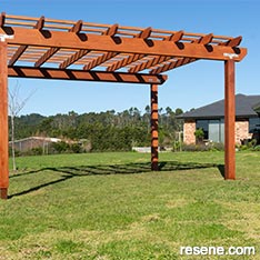 Step by step – build a pergola