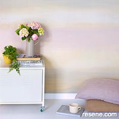 Create a watercolour wall 