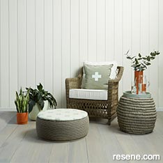 DIY outdoor ottoman