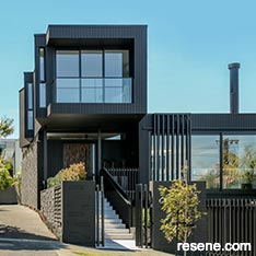 A vision in black