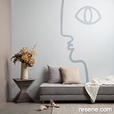 DIY sculptural side table