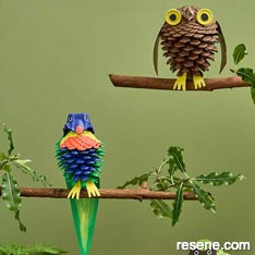 Feathered friends - kids art project