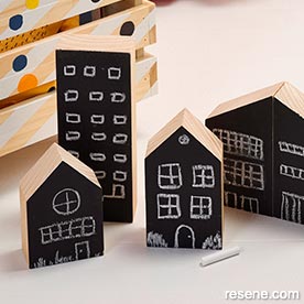 Make a blackboard city