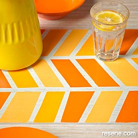 Make a painted placemat