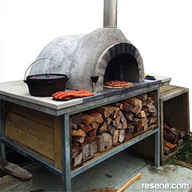 Make a pizza oven