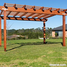 How to build a pergola