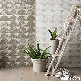 Create a wallpaper look with paint