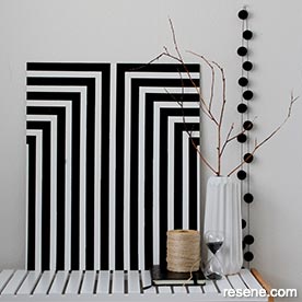 Paint stripes for a artwork canvas