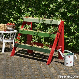 Make your own strawberry planter