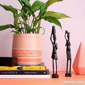 Decorate a terracotta pot