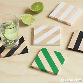Painted coasters
