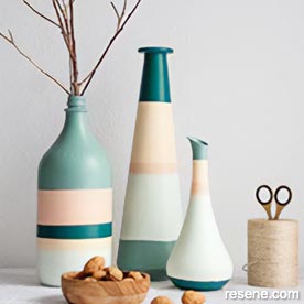 Paint a glass vase