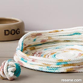 Make a rope basket