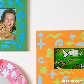 Painted frame
