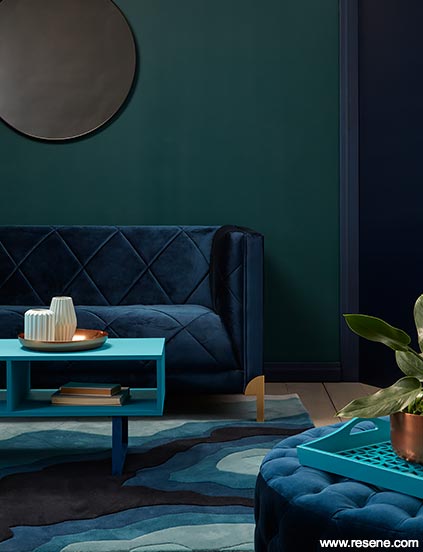 Aqua room interior