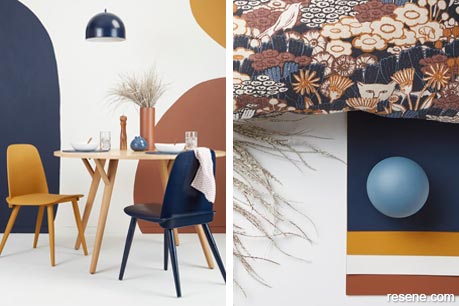 Unique painted wall
