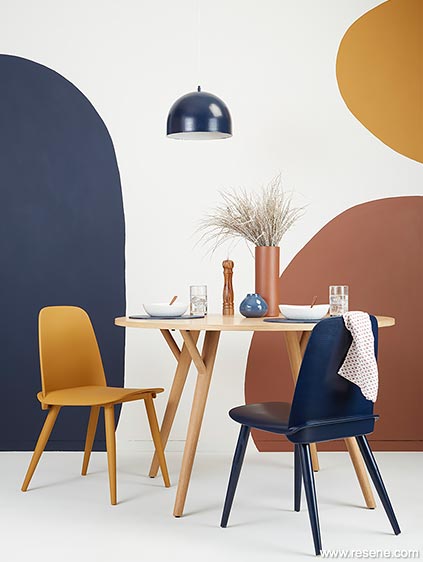 Unique painted walls