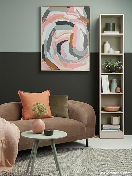 A lounge that is a warm soft space to relax in