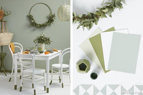 Mediterranean inspired dining room