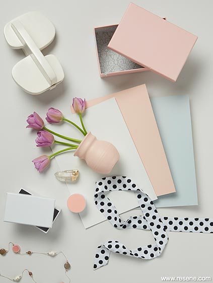 Pretty in pink mood board