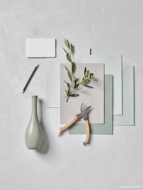 Tranquil retreat moodboard