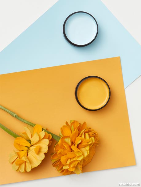 Stylish sunburst moodboard
