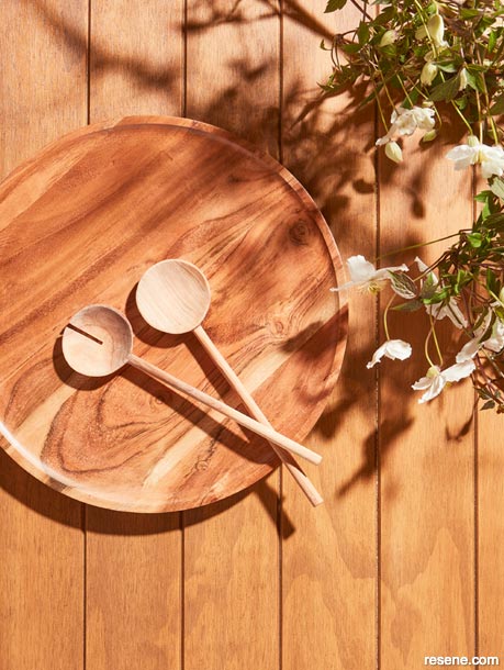 Warmth in wood - moodboard