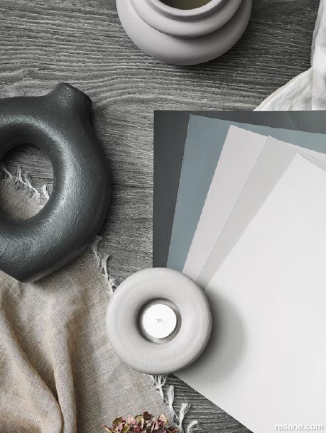 Charcoal cocoon - moodboard