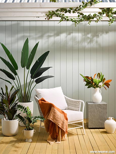 A Greek inspired patio