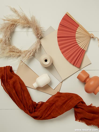 Natural colours mood board