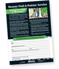 Find-A-Painter job sheet
