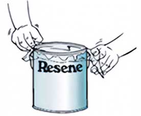 Sealing a paint can