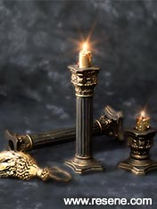Gilding paint effect