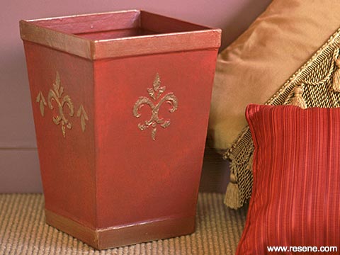 Finished paper bin