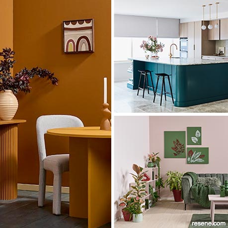 Painting guide for interior walls