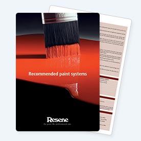 Recommended paint systems