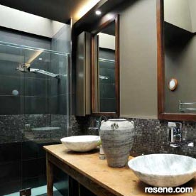 Exotic bathroom design