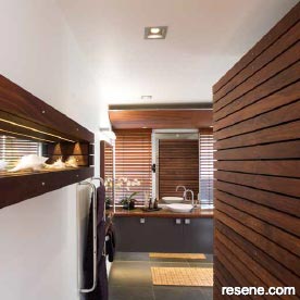 Pacific styled bathroom