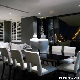 A penthouse apartment