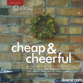 10 ideas - cheap and cheerful