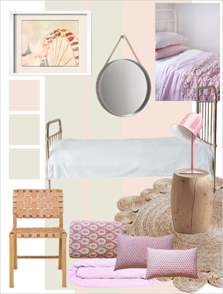 Sylvie in Pink The bedroom collection for girls characterized by the dominance of pink and its related hues.