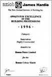 NZIOB award 1996